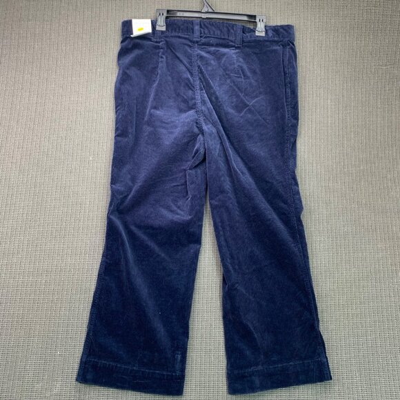 Free Assembly Navy Corduroy Flare Pants Size 18 - Picture 2 of 10
